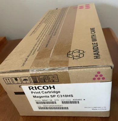 Ricoh print cartridge Magenta SP C310HS NEW in BOX printer cartridge