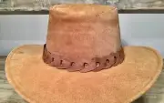 woman ladies girls man hat band Kangaroo Leather Australian made for all hats