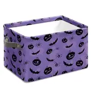 Halloween Bin Ghost Basket Large Foldable Storage Bin Cube Collapsible