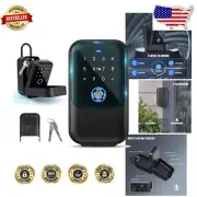 Sturdy Bluetooth Key Lock Box with Multiple Unlock Options - Modern Security
