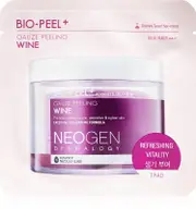 Neogen Dermalogy Bio-Peel+ Gauze Peeling Wine Facial Exfoliating Pads to Smooth Skin and Reduce Pores 8 Pieces