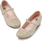 [MIXIN] Girls Dress Shoes Mary Jane - Princess Ballerina Flats Low Heels for School Party Wedding, Back to School Shoes for Girls