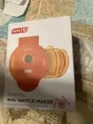 Pumpkin Mini Waffle Maker