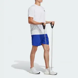 【adidas 愛迪達】上衣 男款 短袖上衣 運動 白 IC7430(S2389)