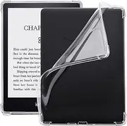 WALNEW Clear Case Cover for 6.8 Inch Kindle Paperwhite 11th Gen 2021 - Slim Soft TPU Silicone Cover for Kindle Paperwhite Signature Edition 2021 with Lightweight, Shockproof, Transparent
