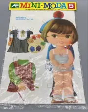 Rare Vintage 1968 Paper Doll MINI-MODA made in Spain ARNALOT EDITOR Barcelona