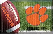 FANMATS 19186 Clemson Tigers Rubber Scraper Door Mat