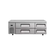 Turbo Air 4 Drawer Stainless Steel Chef Base Fridge - 6 x 1/1 GN Pans