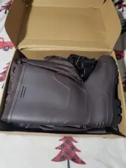 TIDEWE Bootfoot Chest Wader, Waterproof (SIZE M12) Brown