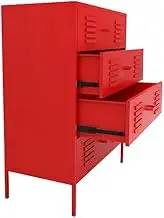 Office Storage Metal File Cabinet with 4 Drawers Nordic Style Wide Bucket Design Lightweight Luxury Living Room Furniture Office Organization Solution