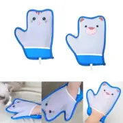 Cat Grooming Glove Brush Shedding Comfortable Hook Designs Reusable Detangling