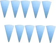 BEBEMOKO 10-Pack 14 Icing Piping Bags Cake Decorating Tool Set Squeezable Design Ideal for DIY Baking (Sky-)