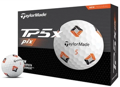 New TaylorMade TP5x Pix Golf Balls