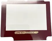 Replacement Glass Screen Lens Cover Protector Glass Mirror for Gameboy Advance SP GBA SP Red