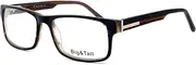 [Calabria] Optical Designer Eyeglasses Big And Tall Style 10 in Tortoise ; Demo Lens, Matte-black