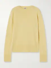[TOTEME] TOTEME - Cashmere Sweater - Yellow - x large x large Yellow
