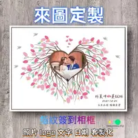 在飛比找蝦皮商城精選優惠-桂馥蘭馨 中式國潮 結婚婚禮慶典迎賓簽名畫 粉色簽到臺 指紋