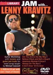 Lick Library JAM WITH LENNY KRAVITZ Guitar Video Lessons 2 DVD + Jam Tracks CD