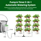 Automatic Drip Irrigation System Timer Controller Garden Plant Self Watering Set