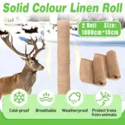 Solid Linen Wrap Garden Burlap Cover 2 Rolls Winter Tree Protection Multi Color