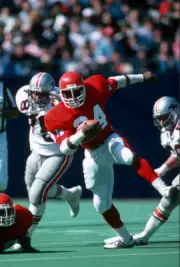 New Jersey Generals Usfl Herschel Walker 1980S No 13 Old Photo
