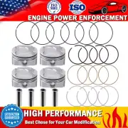 Oversize +0.50mm Engine Piston & Piston Ring For 12-17 Accent Veloster Rio 1.6L (for: Hyundai)