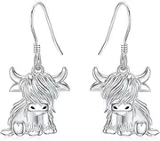 [MEIDERBO] Earrings for Women 925 Sterling Silver Dangle/Leverback/Stud/Hoop/Climber Earrings Hypoallergenic Earrings Moonstone/Crystal/Opal/Abalone Shell for Women Friends