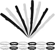 [GLSTOY] 20pcs Bow Tie Cord Extender Straps for Uniforms Bow Tie Accessory Comfortable Fit Elastic Bowknot Diy Party Wedding
