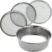 Wazakura Hanafubuki 3PCS Soil Sieve Set, Made in Japan, Gardening Tool