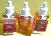 Bath & Body Works Wallflower "MERRY MIMOSA" refills x3