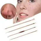 4x Blackhead Remover Tool Kit Face Massage Whitehead Pimple Spot Acne Extractor