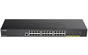 D-Link 28-Port Gigabit Smart Managed Switch with 24 RJ45 and 4 SFP+ 10G Ports