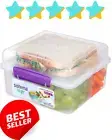 TO GO Lunch Box Cube Max | 2L Bento-Box Food Container with Dividers