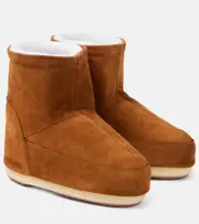 [Moon Boot] Moon Boot Icon Low suede snow boots UK 8 brown