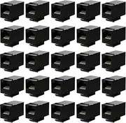 Rj45 Coupler Cat6 Keystone Jack Inline Coupler Female to Female Insert Coupler 25 Pack Black