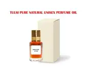 TULSI PURE NATURAL UNISEX PERFUME OIL ATTAR 25ML ORGANIC FROM INDIA