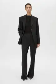 Corinthian Wool Blazer in Black - CAMILLA AND MARC® C&M