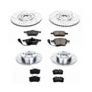 PowerStop Disc Brake Kit - Front and Rear - Fits Audi TT 1999-2006 Z23 Daily Dri (for: Audi)
