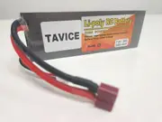 Tavice 7.4V 5200mAh 50C 2S Lipo Battery Hardcase Deans Plug for RC Car Buggy Truck