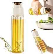Glass Olive Oil Dispenser Bottle-Auto Flip, Non Drip Oil Vinegar Dispenser for Cooking,Kitchen Vinegar Syrups Bottle Dispenser,Bottles Leakproof Condiment Container