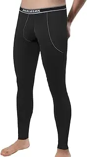 Jinshi Long Johns Thermal Underwear for Men Soft Bamboo Viscose Base Layer for Cold Weather Bottom