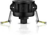 275 330 Gallon IBC Tote Fittings Adapter 2 Inch Tote Tank Drain Adapter with Cam