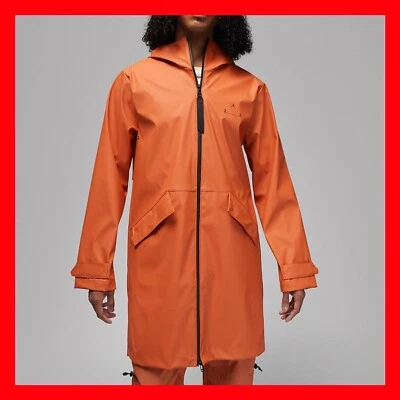 $200 Nike Rust Orange Jordan 23 Engineered Trench Jacket DV7691 872 Mens Size S