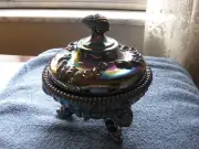 Westmoreland Purple Carnival Argonaut Shell Candy Dish