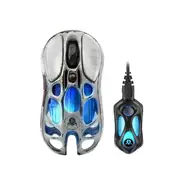 GravaStar Wireless Gaming Mouse Mercury M1 Pro (Silver Mist - Battle Worn Edition)
