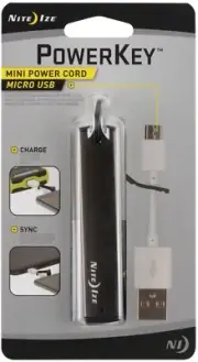 Nite Ize PowerKey Mini Power Cord Micro USB