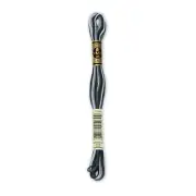 DMC 6-Strand Embroidery Cotton 8.7yd Variegated Steel Grey