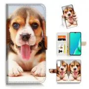 ( For Vivo Y01 ) Wallet Flip Case Cover AJ23295 Beagle Dog Puppy
