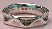 PANDORA | LIQUID SILVER RIPPLE RING ✪NEW✪ 190715 RARE 54 RETIRED 7 925 ALE USA