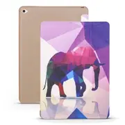 Elephant Pattern Horizontal Flip Pu Leather Case For Ipad Mini 1/2/3 With Three-Folding Holder and Honeycomb Tpu Cover